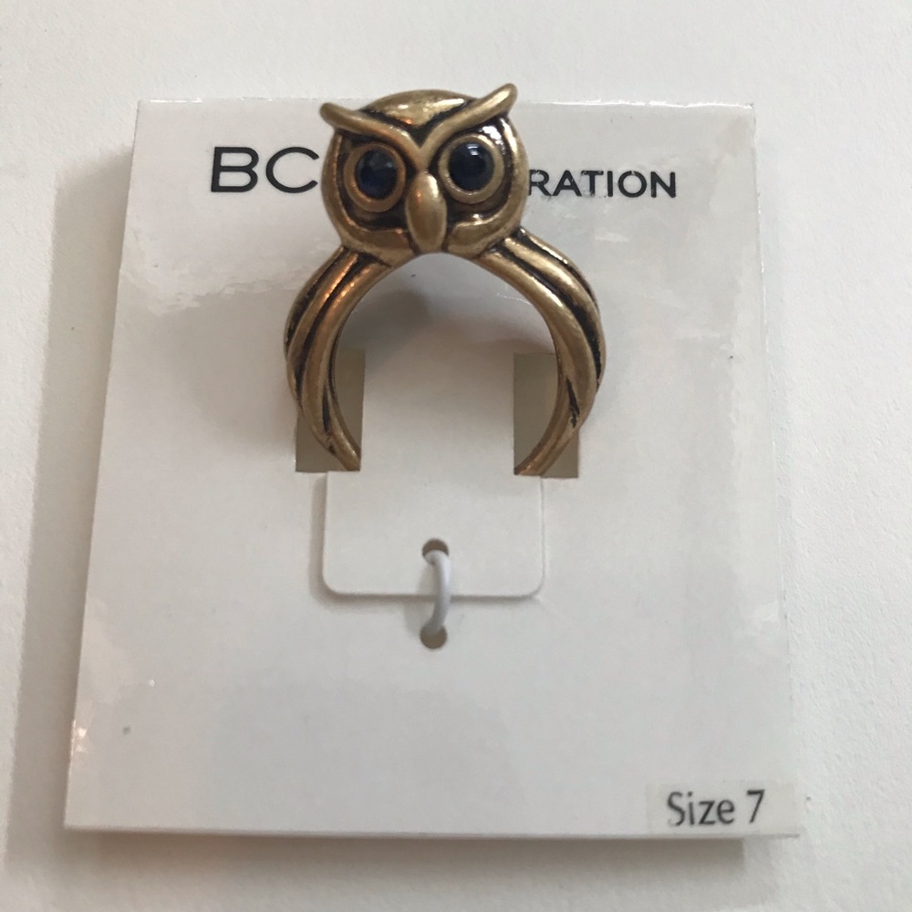 BCBGENERATION Gold Owl Ring